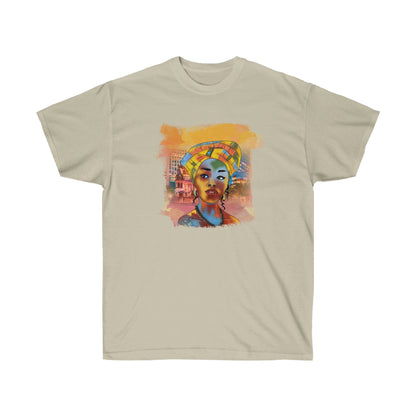 ''Nubian Glance'' - Graphic Short-Sleeve T-Shirt