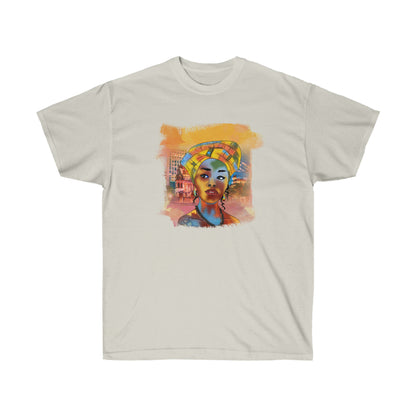 ''Nubian Glance'' - Graphic Short-Sleeve T-Shirt