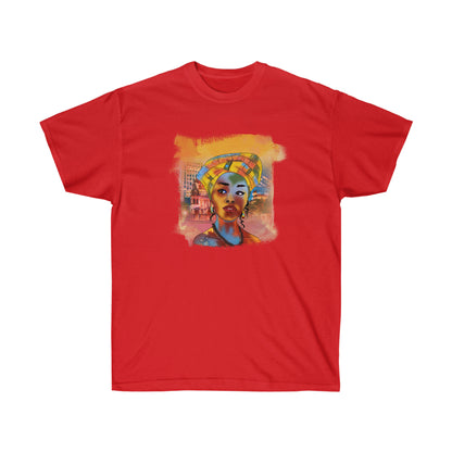 ''Nubian Glance'' - Graphic Short-Sleeve T-Shirt